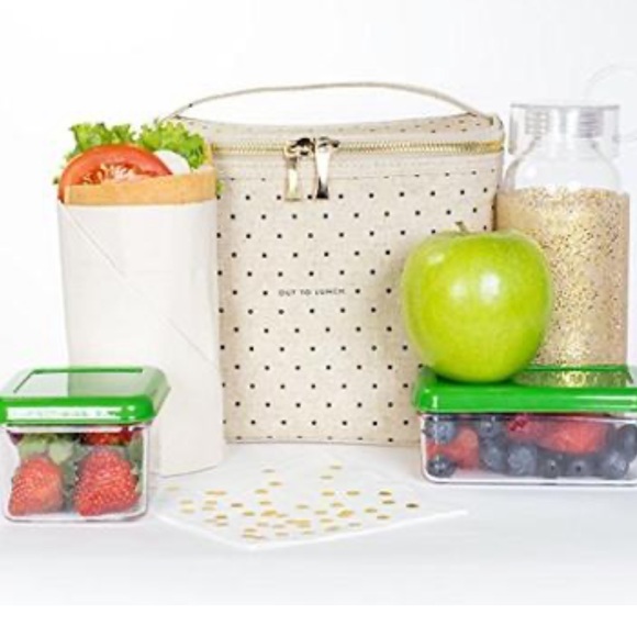 Kate Spade On The Go Polka Dot Lunch Box Tote NWT - Picture 6 of 6